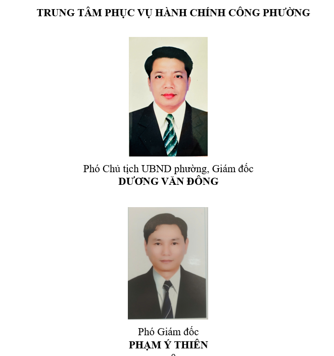 TRUNG TÂM PHỤC VỤ HÀNH CHÍNH CÔNG